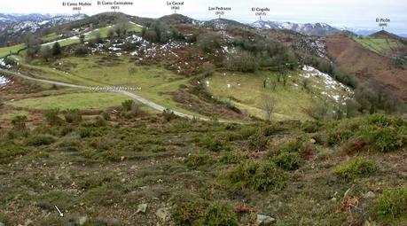 El Cantu Muñón-La Ceceal-L' Arquera-L' Artusu-La Peñona