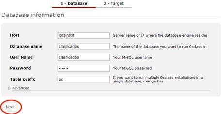 Crea tu portal de anuncios en 3 pasos. install-osclass-3