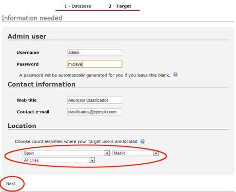 Crea tu portal de anuncios en 3 pasos. install-osclass-4