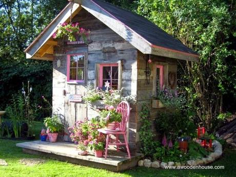 16 modelos de casitas de madera para el jardín.