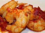 Gambones pimientos piquillo chile