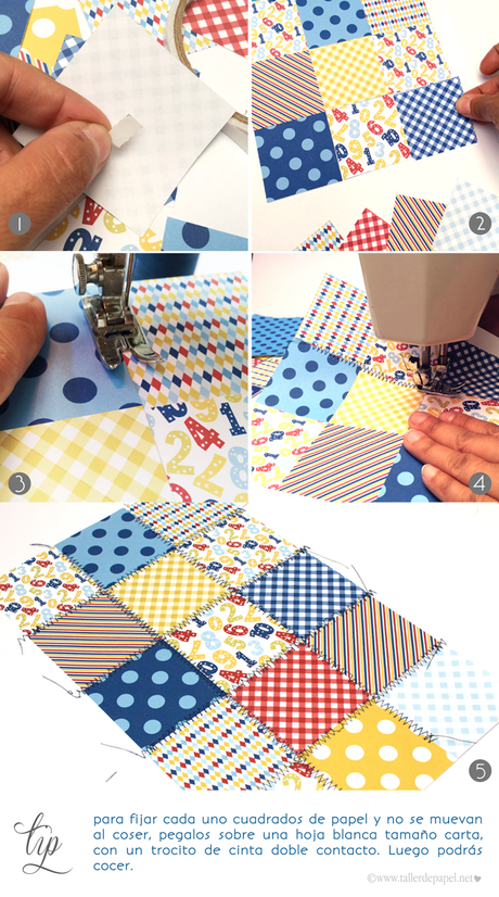 DIY Tutorial Fácil y Sencillo, Hazlo! Como forrar un cuaderno con Patchworkk de Papel. Paso a paso del proceso.