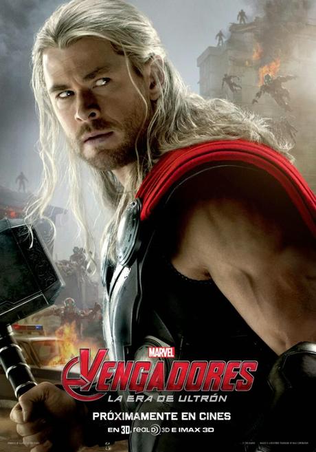 TURNO PARA THOR, NICK FURIA Y VIUDA NEGRA EN LOS NUEVOS CARTELES CARACTERIZADOS DE “VENGADORES: LA ERA DE ULTRÓN”