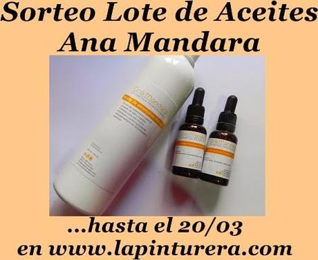 SORTEO CON ANA MANDARA (Y noticias de otros sorteos)