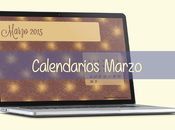 Calendarios Marzo