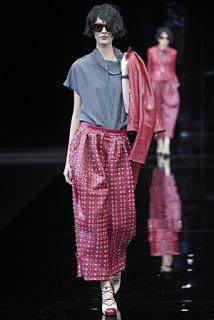 Emporio Armani no presentó capas en su nueva colección