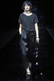 Emporio Armani no presentó capas en su nueva colección