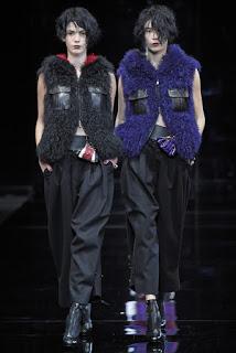Emporio Armani no presentó capas en su nueva colección