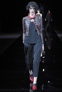 Emporio Armani no presentó capas en su nueva colección