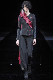 Emporio Armani no presentó capas en su nueva colección