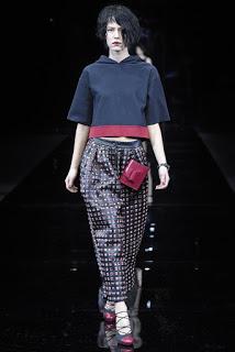 Emporio Armani no presentó capas en su nueva colección