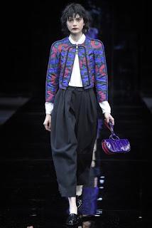 Emporio Armani no presentó capas en su nueva colección