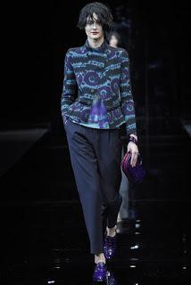 Emporio Armani no presentó capas en su nueva colección