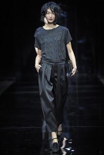 Emporio Armani no presentó capas en su nueva colección