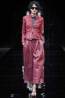 Emporio Armani no presentó capas en su nueva colección