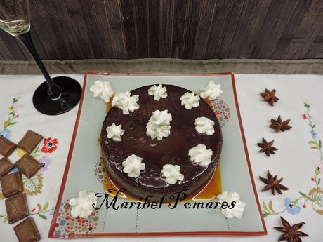 Flan de chocolate en olla programable.