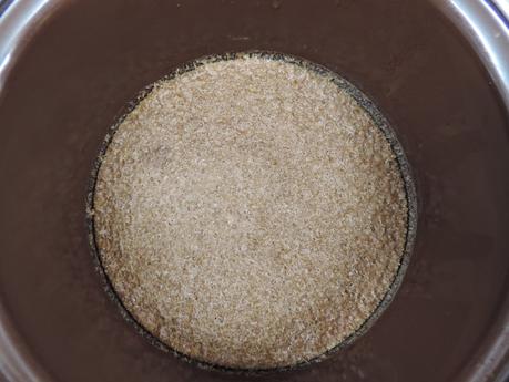 Flan de chocolate en olla programable.