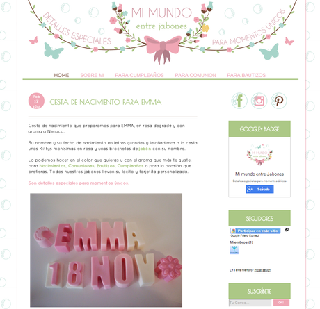 Diseño Personalizado para Blogs de Blogger - Enero / Febrero 2015