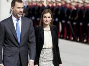 Dña. Letizia, look blanco negro, presidente Colombia