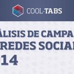 Campañas en redes sociales en 2014 según @CooltabsAPP