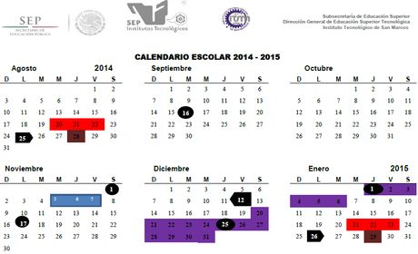 calendario 2015