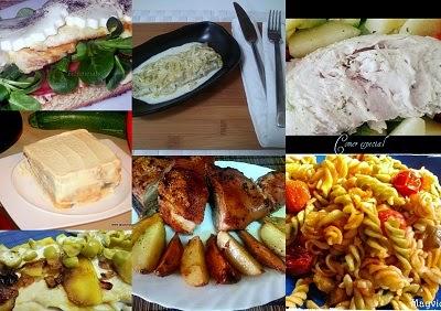 Sexto menú semanal para cenas