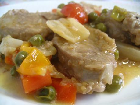 SOLOMILLO DE CERDO CON VERDURAS (VERSIÓN EXPRÉS)
