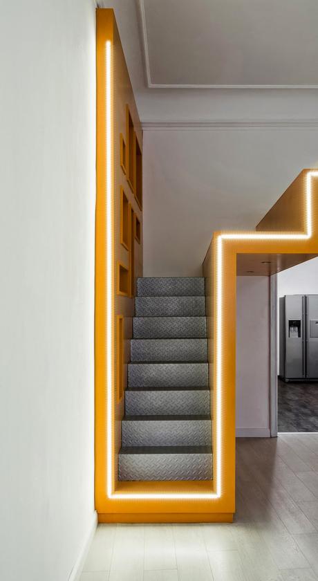 Diseño interior en apartamento de Budapest