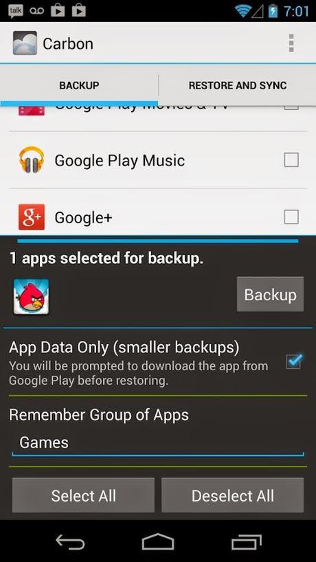 Guarda los datos de tus juegos y aplicaciones en Android Guarda los datos de tus juegos y aplicaciones en Android