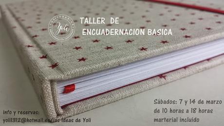 Taller encuadernación básica (cartoné).