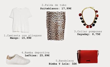 Falda de leopardo, combinaciones Falda de leopardo, combinaciones