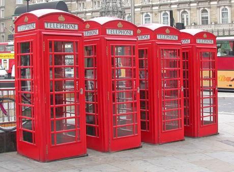 Las bicis de Londres se visten de rojo Cabinas telefónicas - Londres