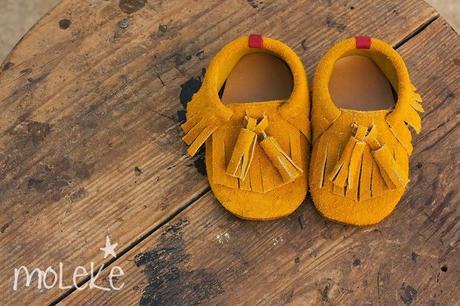 Moleke, mini mocasines