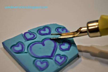 Sellos con corazón - Tutorial