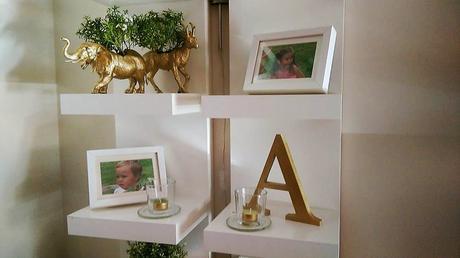 Antes y después de un toque dorado: #diariodeco12.