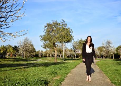 Black suit, spike touch