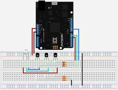 PWM_RGBLED_ConnectionWithNetduino Tutorial Netduino Parte 7