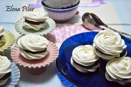 Merengues rellenos de Nutella