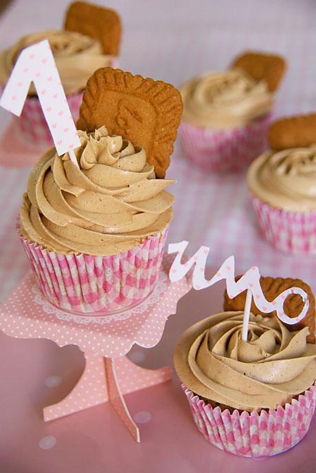 ¡PRIMER CUMPLEBLOG! Y Cupcakes de Speculoos para celebrarlo.
