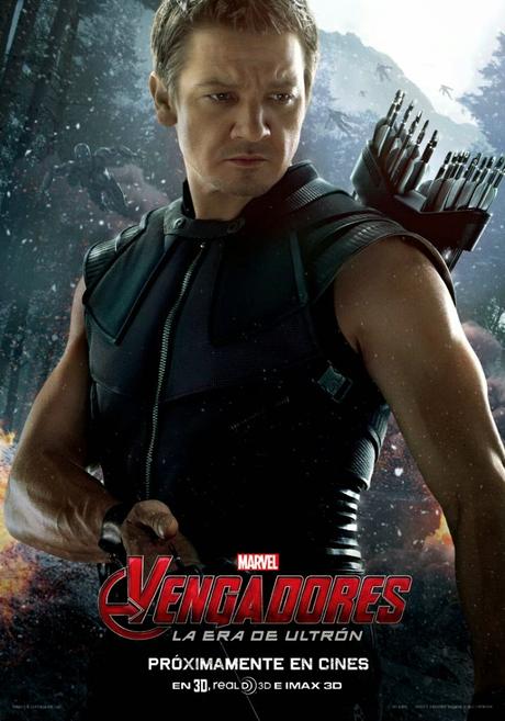 OJO DE HALCÓN ES EL NUEVO PROTAGONISTA DEL CARTEL PROMOCIONAL DE “VENGADORES: LA ERA DE ULTRÓN”