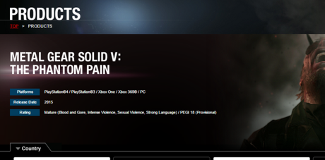 Metal Gear Solid 5_ The Phantom Pain_fecha