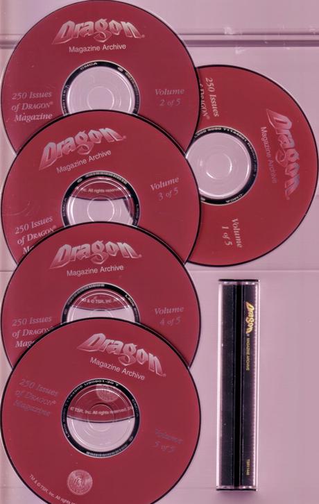 Dragon Magazine Archive y las revistas de TSR/WotC