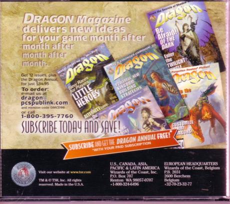 Dragon Magazine Archive y las revistas de TSR/WotC