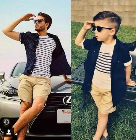 Outfit idénticos papá e hijo - Paperblog