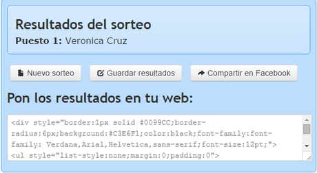 La ganadora del sorteo de la Wedding Box es...