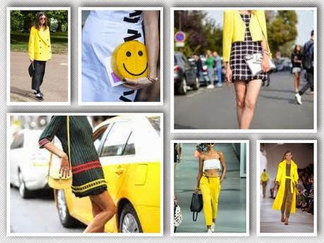 Something yellow in the closet. Spring outfits.