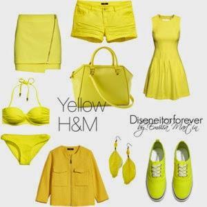 Something yellow in the closet. Spring outfits.