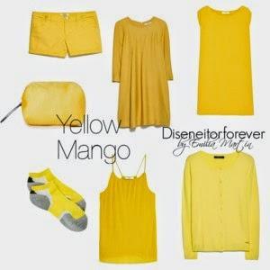 Something yellow in the closet. Spring outfits.