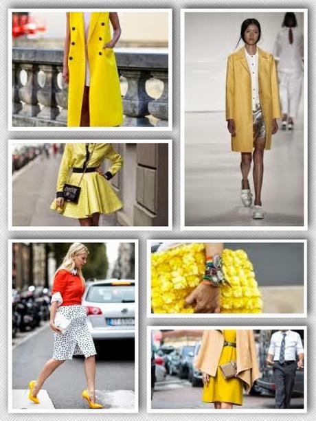 Something yellow in the closet. Spring outfits.