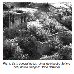 La antigua iglesia de Nuestra Señora del Castillo en Castillo de Bayuela (Toledo)